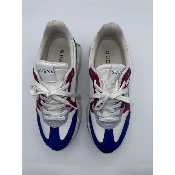 Guess Womens‎ Caleb Sneakers Shoes White Cross Training Lace Up Low Platform 9 M - Picture 8 of 8